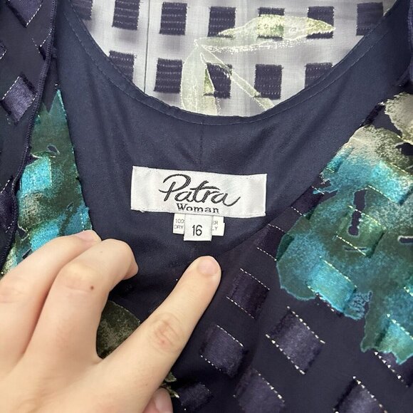 Size 16 Patra Lovely Cocktail Party Wedding Attire Dress Multicolor Cardigan - Picture 2 of 8